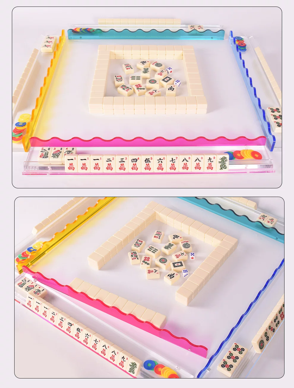 Acrylic American Mahjong Tile Set view 8