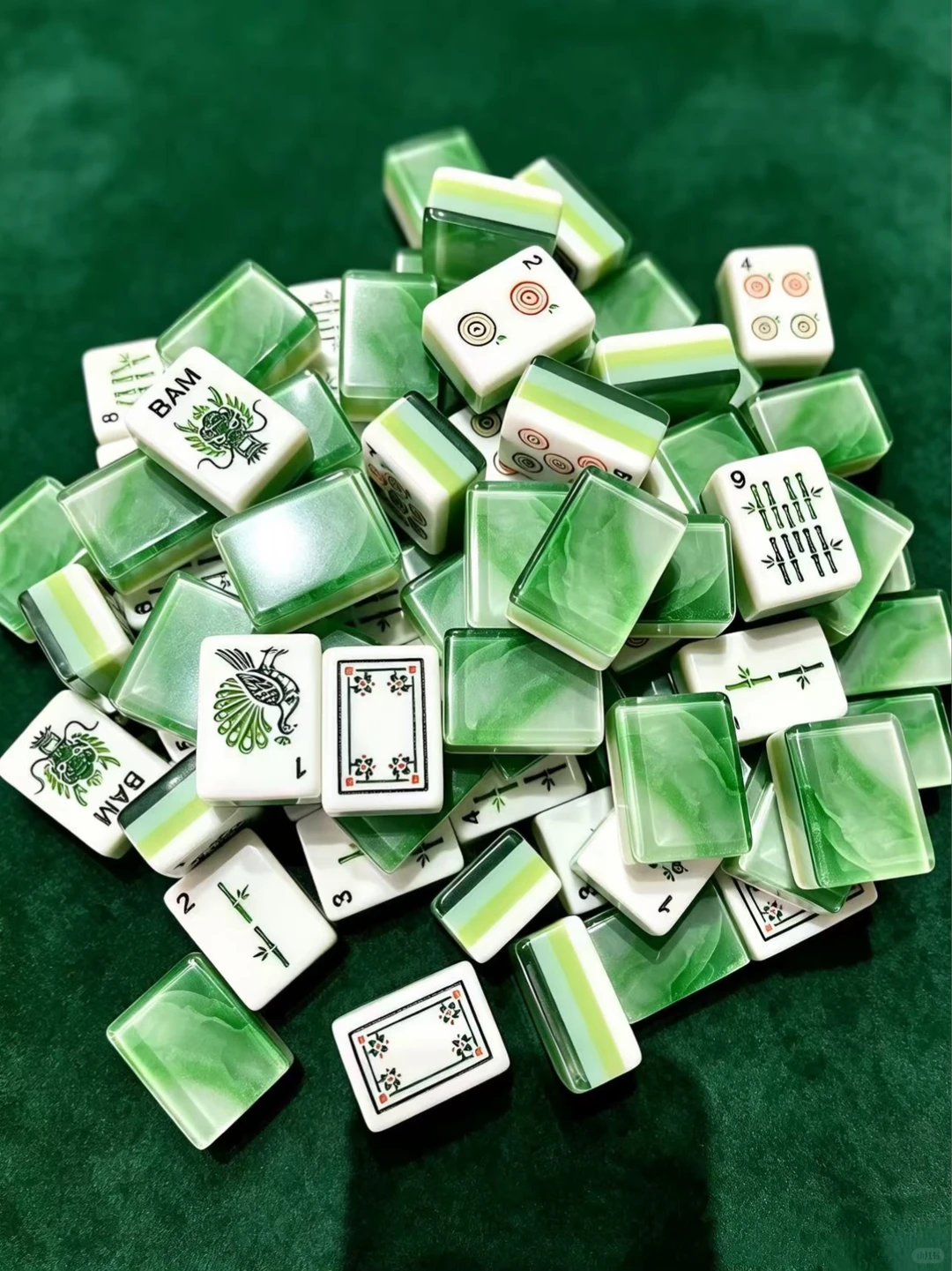 American Mahjong Acrylic Set - Emerald Wave view 5