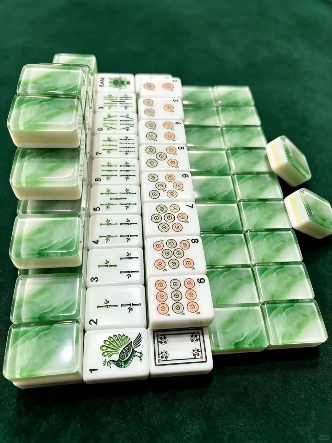 American Mahjong Acrylic Set - Emerald Wave view 6