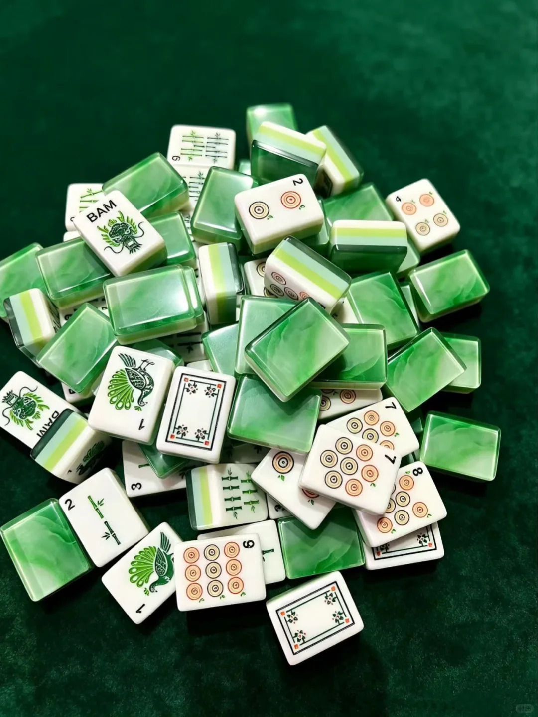 American Mahjong Acrylic Set - Emerald Wave view 7