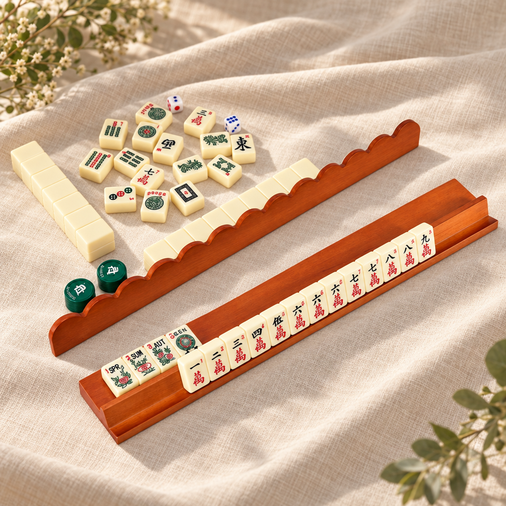 The Wave Pusher Mahjong Rack set of 4