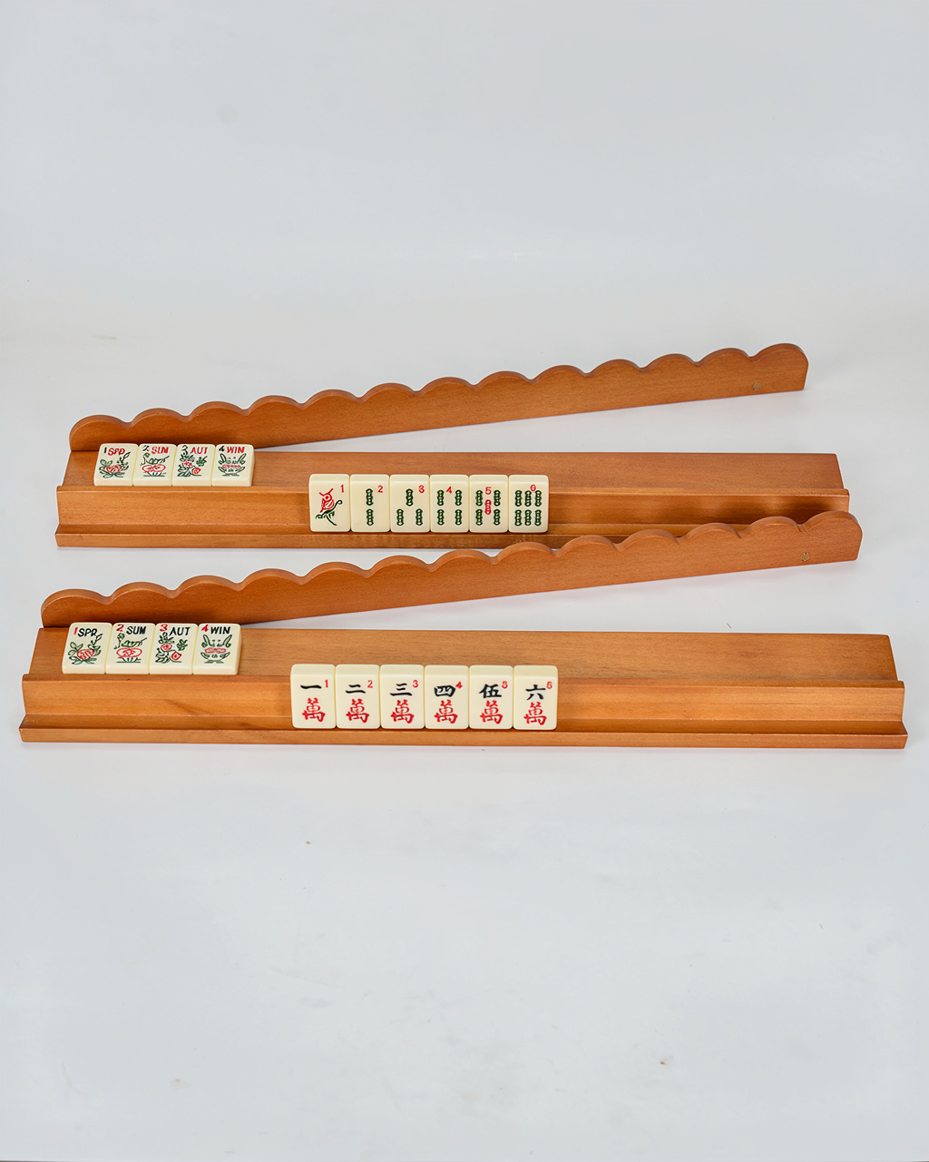 The Wave Pusher Mahjong Rack set of 4 – alternate view