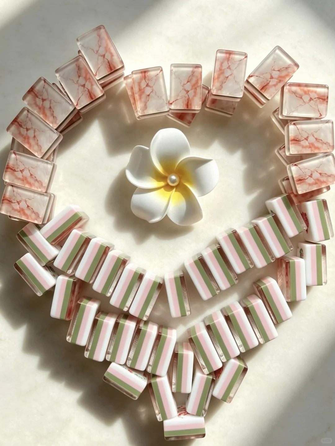American Mahjong Set, Acrylic, 160 Tiles, for Game Play