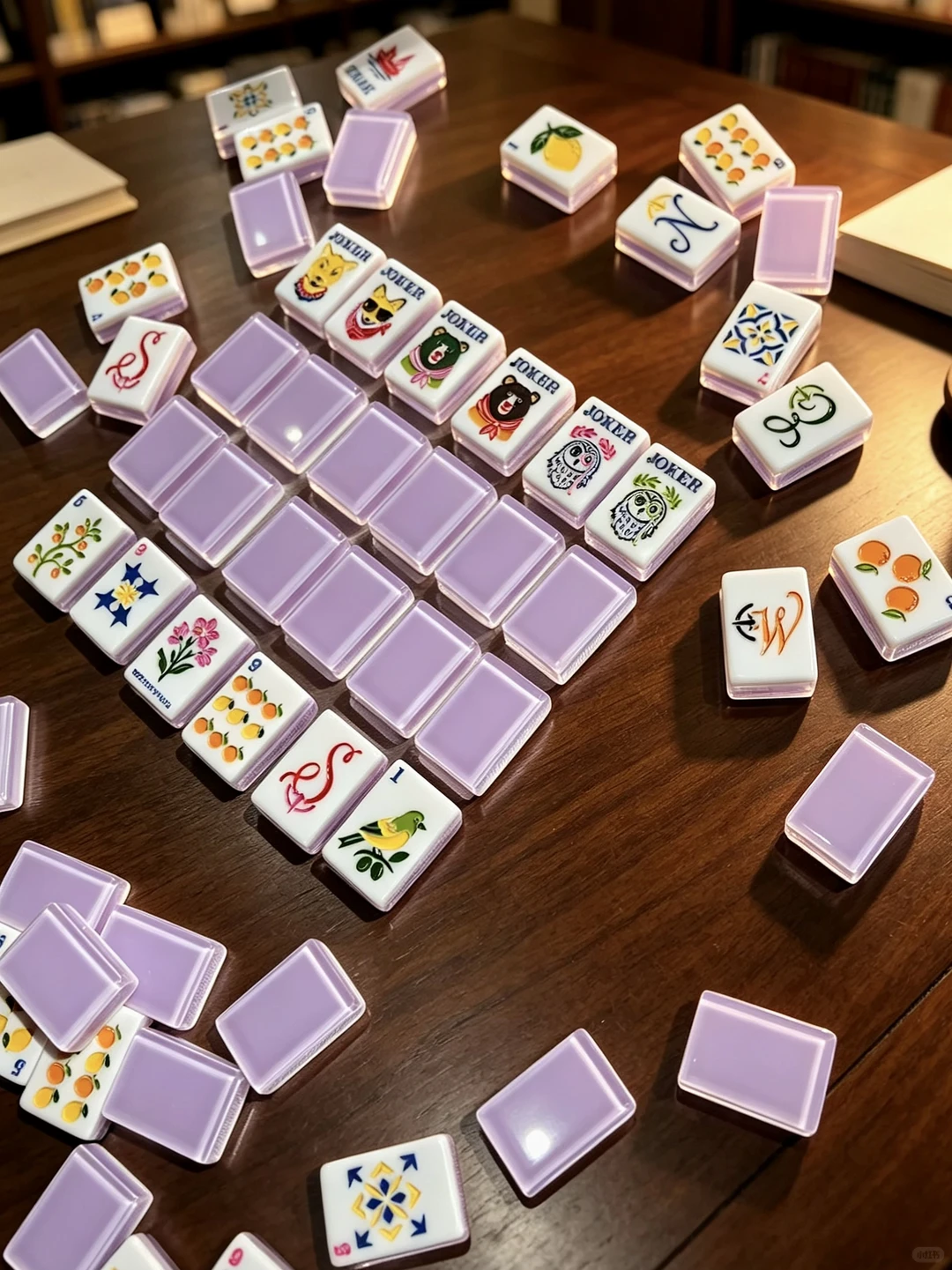 The Amethyst Tiles - American Mahjong Tile Set – alternate view