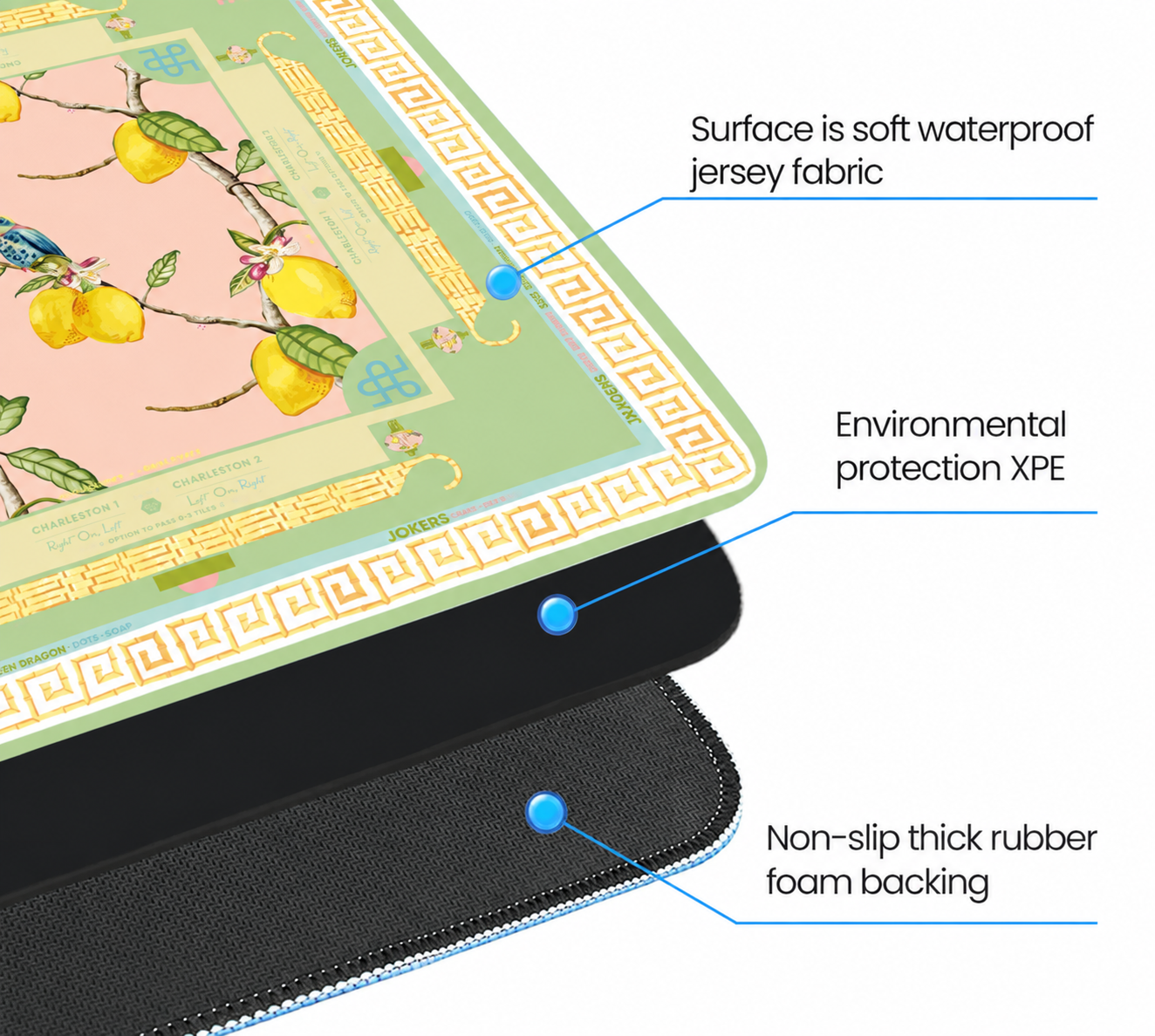 Lemon - Mahjong Mat – alternate view