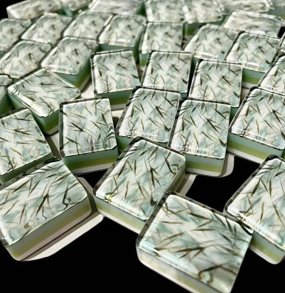 Jade Bamboo - American Mahjong Tile Set – alternate view