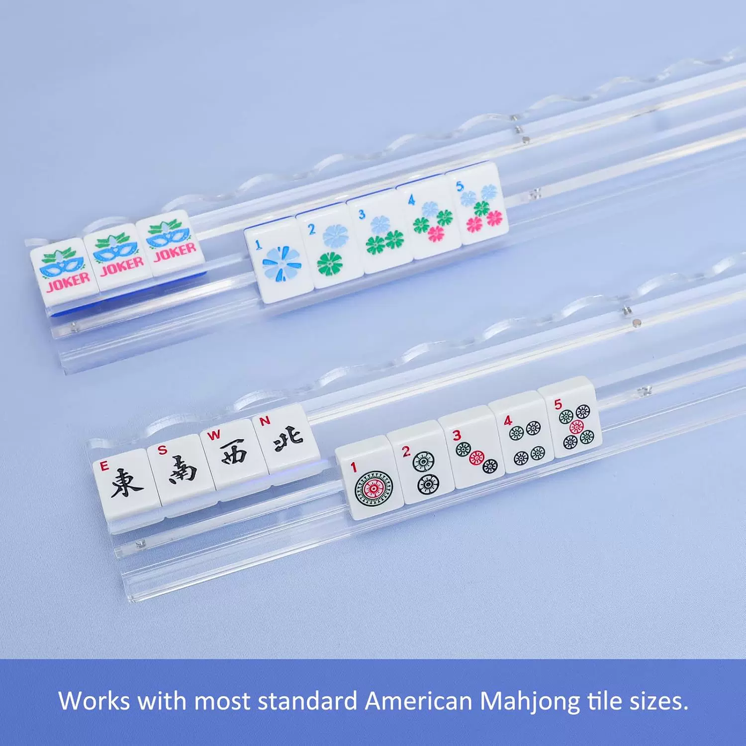 Mahjong Tile Pusher, Acrylic, Transparent, Accessory view 10