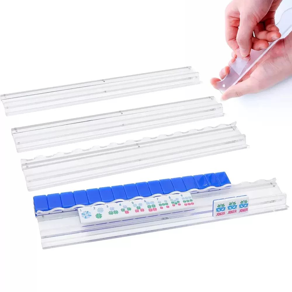 Mahjong Tile Pusher, Acrylic, Transparent, Accessory view 6