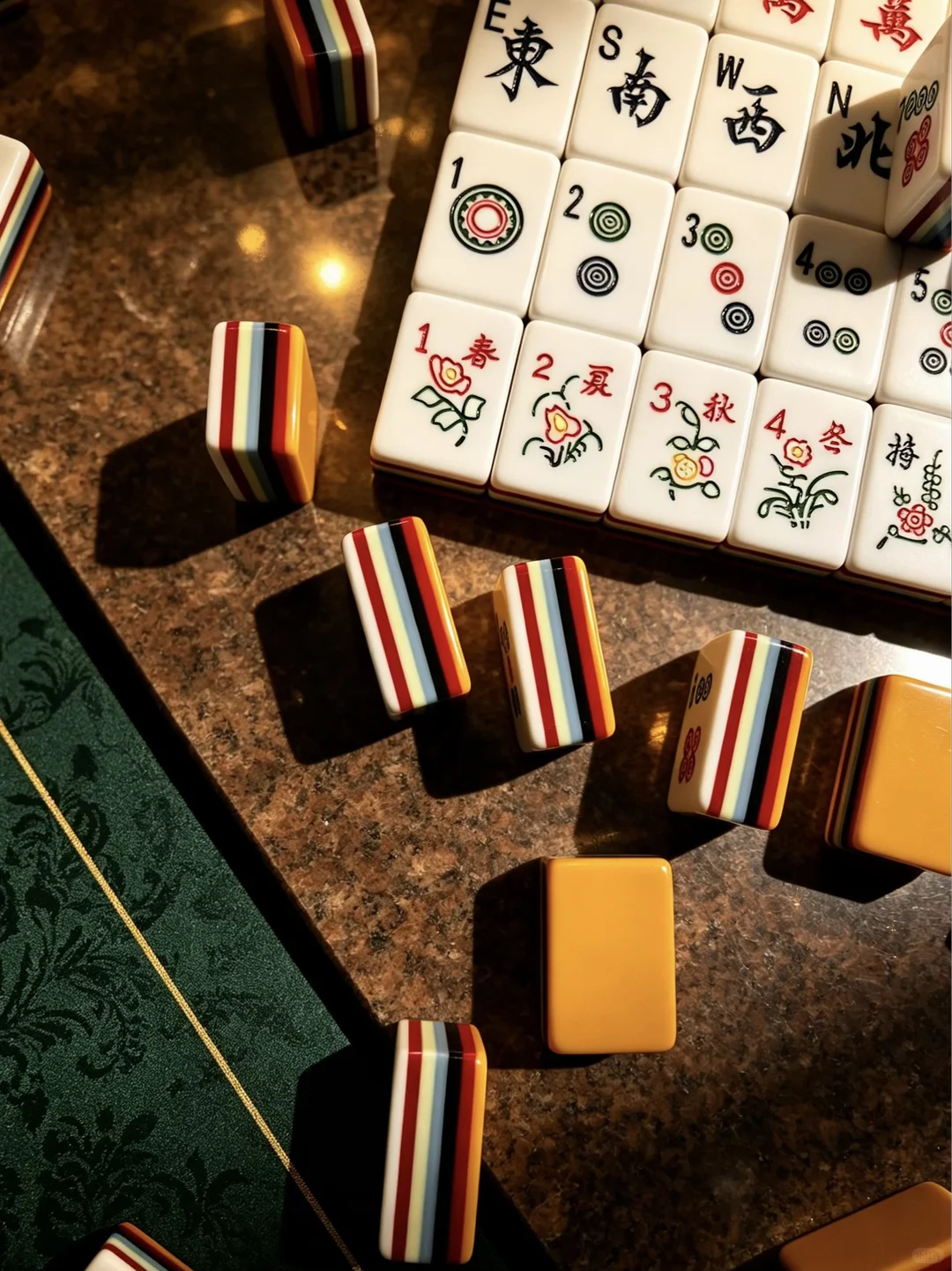 Acrylic American Mahjong Tile Set view 4