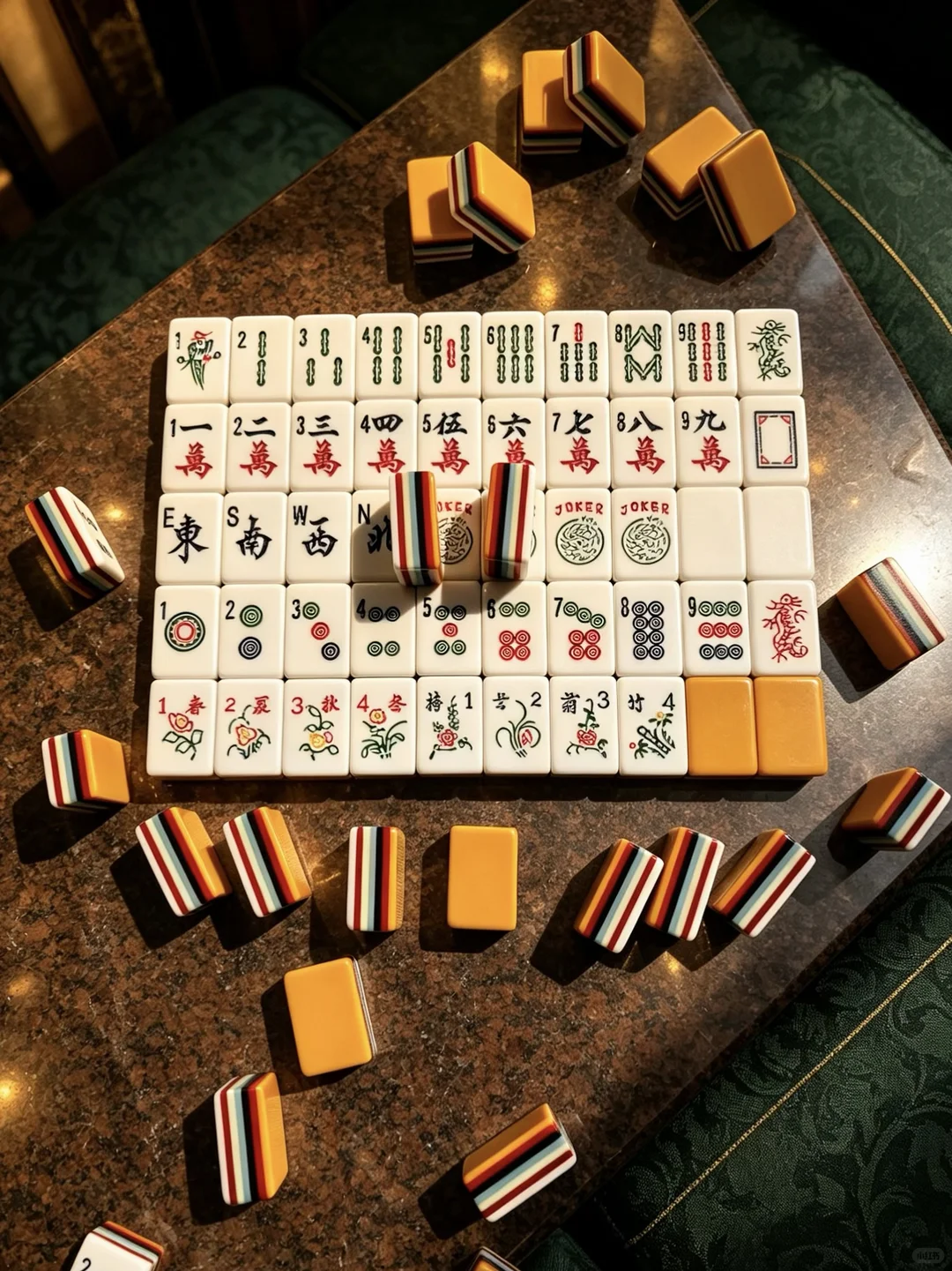Acrylic American Mahjong Tile Set view 5