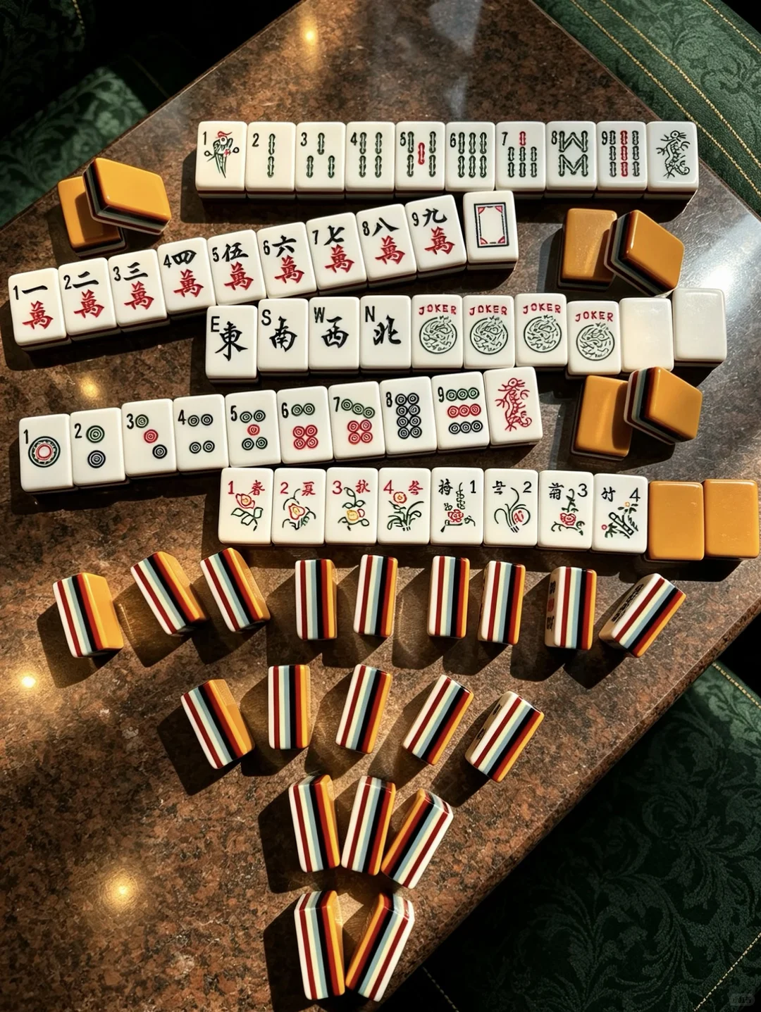 Acrylic American Mahjong Tile Set view 6
